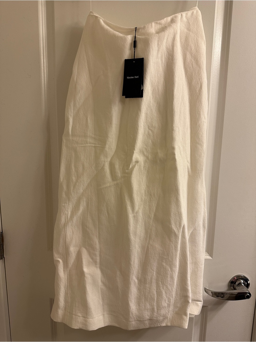 Massimo Dutti Cream Skirt